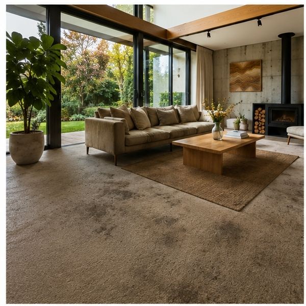 Residential Carpet Steam Extraction — before cleaning